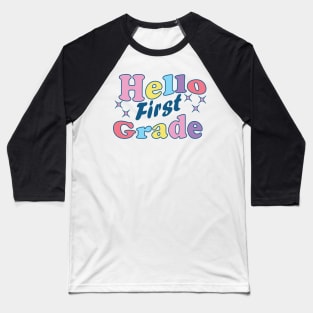 Hello first grade Baseball T-Shirt